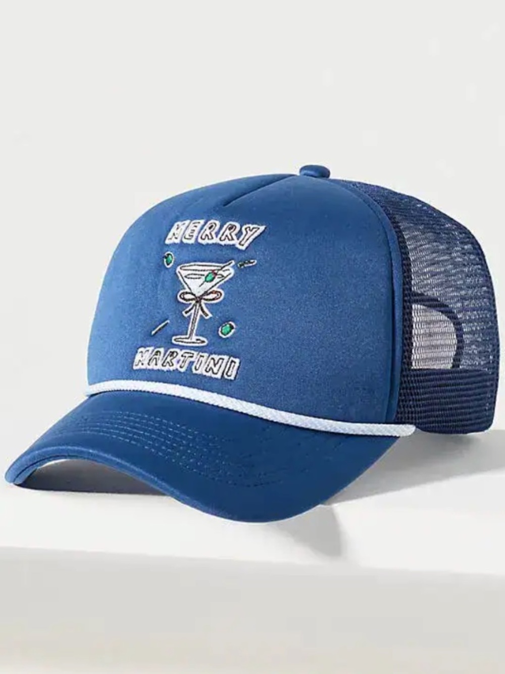 Nephthys Foster x Anthropologie Merry Martini Festive Baseball Cap